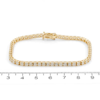 5.98ct Diamond Tennis Bracelet - 2