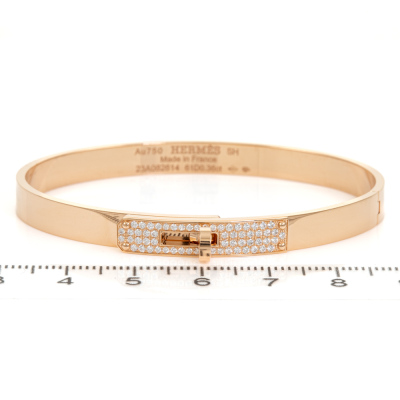 Hermès Kelly Diamond Bracelet - 5
