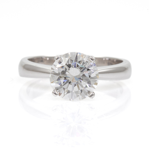 2.09ct Diamond Solitaire Ring GIA E VS1