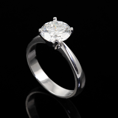 2.09ct Diamond Solitaire Ring GIA E VS1 - 8