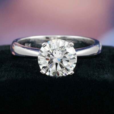 2.09ct Diamond Solitaire Ring GIA E VS1 - 10