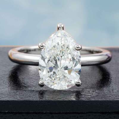 3.01ct Diamond Solitaire Ring GIA I P1 - 10