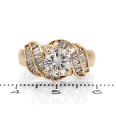 1.12ct Diamond Ring GSL G VVS1 - 2