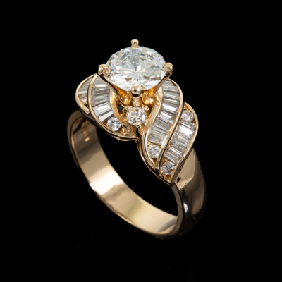 1.12ct Diamond Ring GSL G VVS1 - 6