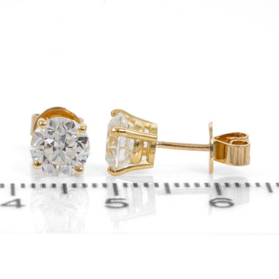 1.80ct Diamond Studs GIA E SI1 - 4