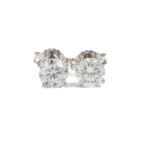 2.04ct Diamond Stud Earrings