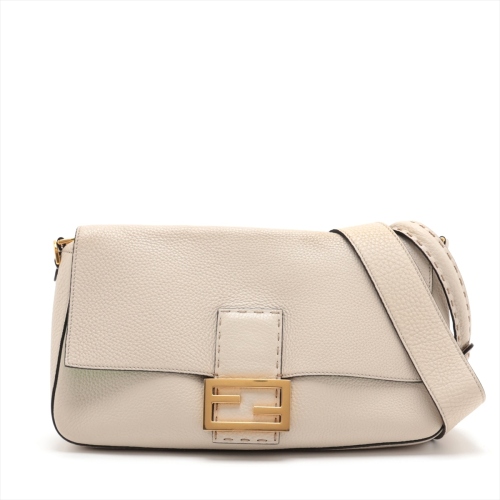 Fendi Selleria Baguette Leather Bag