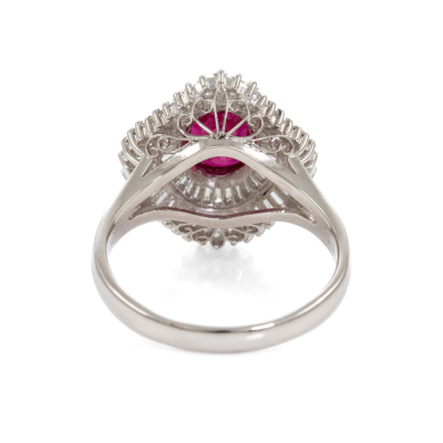 2.18ct Ruby and Diamond Ring - 5