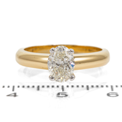 1.00ct Diamond Solitaire Ring GIA J SI1 - 2