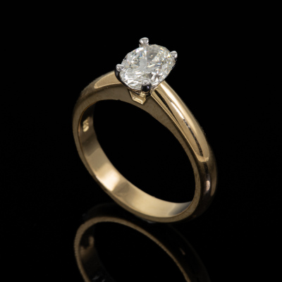 1.00ct Diamond Solitaire Ring GIA J SI1 - 6