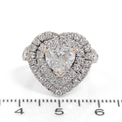 1.42ct Centre Diamond Ring GIA H SI1 - 2