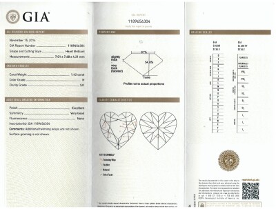 1.42ct Centre Diamond Ring GIA H SI1 - 4