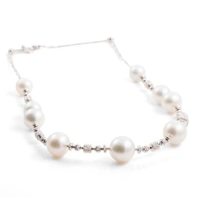 14.1 - 10.9mm South Sea Pearl Necklace - 5