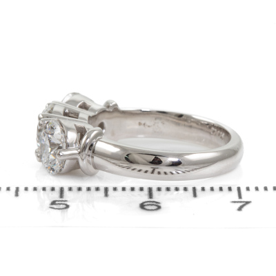 3.03ct Diamond Trilogy Ring GIA D E P1 - 5