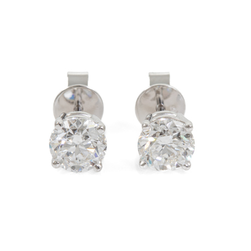 1.40ct Diamond Studs GIA D E SI1