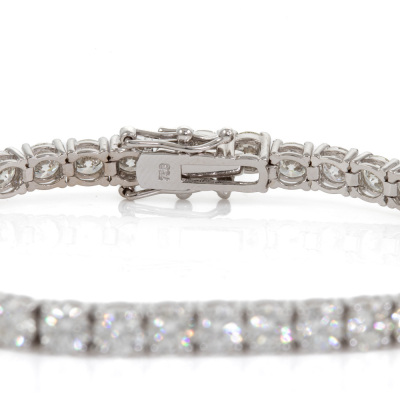 10.71ct Diamond Tennis Bracelet - 5