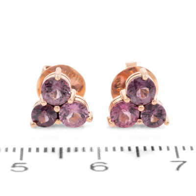 1.53ct Ceylon Spinel Earrings - 2