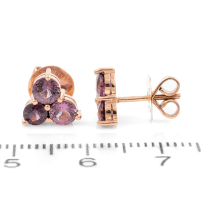 1.53ct Ceylon Spinel Earrings - 3
