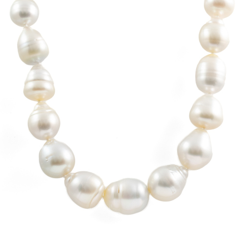 15.3mm-10.6mm South Sea Pearl Necklace