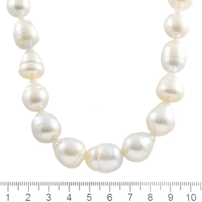 15.3mm-10.6mm South Sea Pearl Necklace - 2