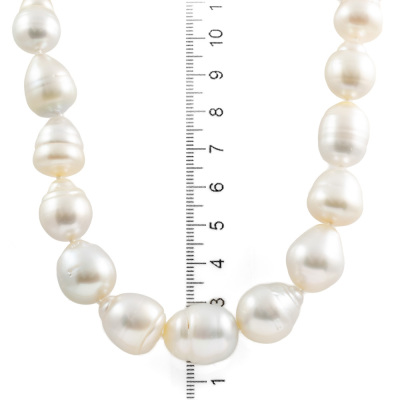 15.3mm-10.6mm South Sea Pearl Necklace - 3