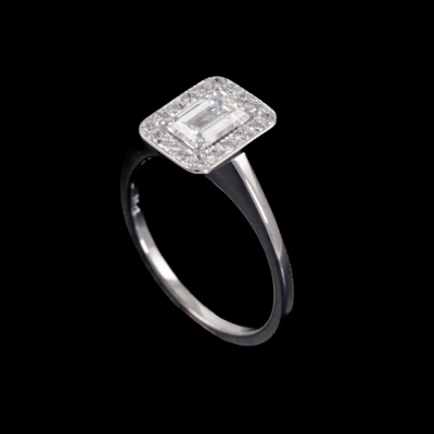 0.70ct Centre Diamond Ring GIA F SI1 - 6