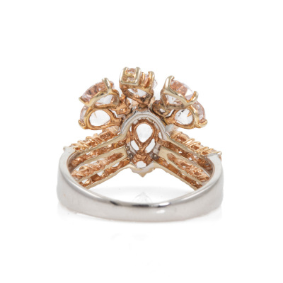 1.50ct Morganite and Diamond Ring - 4