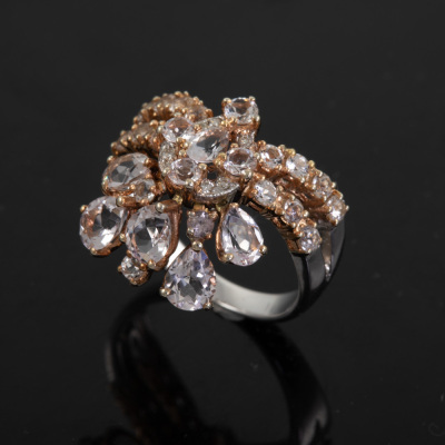 1.50ct Morganite and Diamond Ring - 5