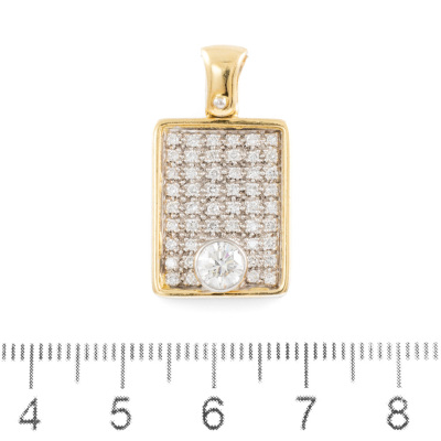 1.00ct Diamond Dress Pendant - 2