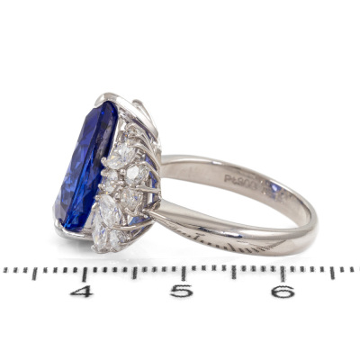 8.11ct Tanzanite & Diamond Ring - 3