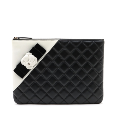 Chanel Camelia O-Case Clutch