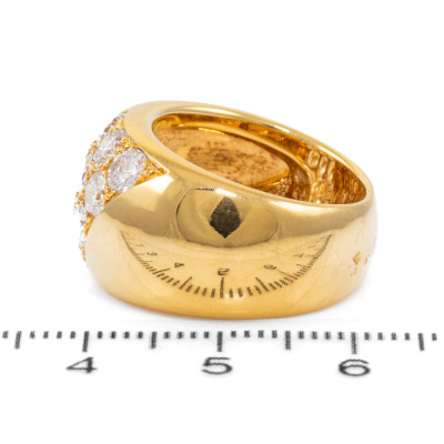 Cartier Vintage Diamond Bombe Ring - 3