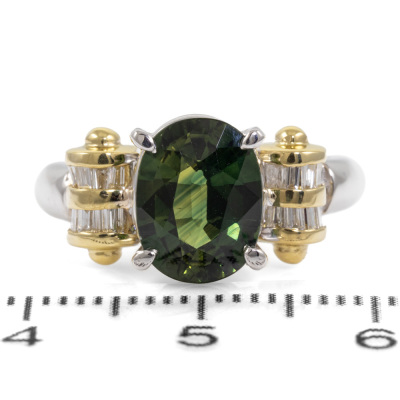 2.77ct Australian Sapphire, Diamond Ring - 7