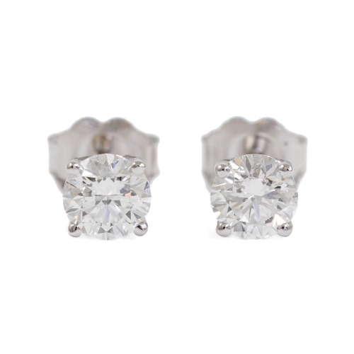 0.82ct Diamond Studs GIA D IF