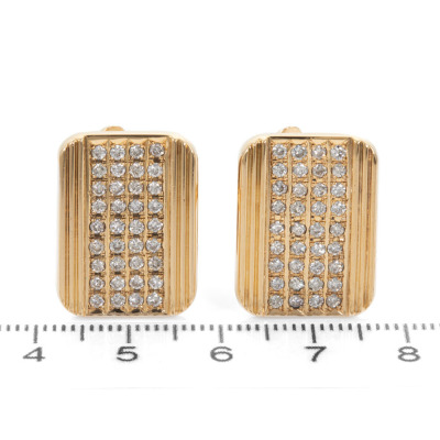 1.40ct Diamond Cufflinks - 2