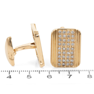 1.40ct Diamond Cufflinks - 3