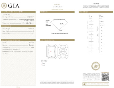 4.03ct Pair of Loose Diamond GIA G/H SI1 - 3