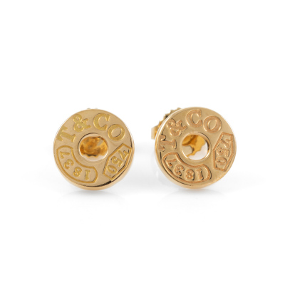Tiffany & Co 1837 Circle Earrings