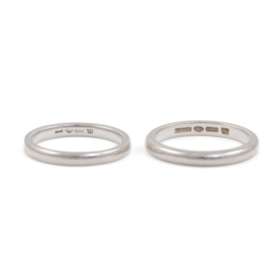 Pair Bvlgari Wedding Bands - 3