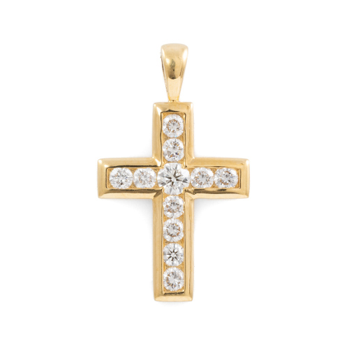 0.50ct Diamond Cross Pendant