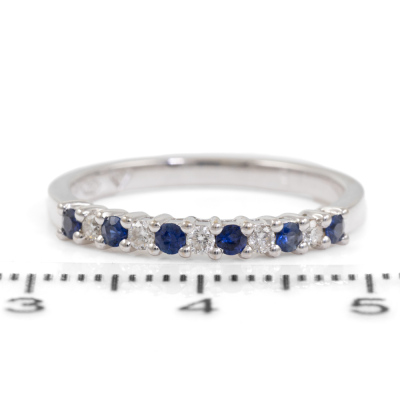 Sapphire & Diamond Ring - 2