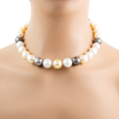 15.01-11.68mm Autore Pearl Necklace - 5