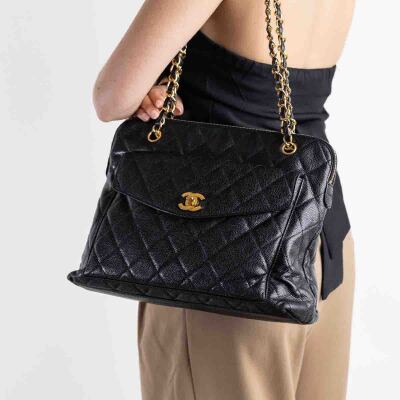 Chanel Caviar Quilted Flap Shoulder Bag - 7