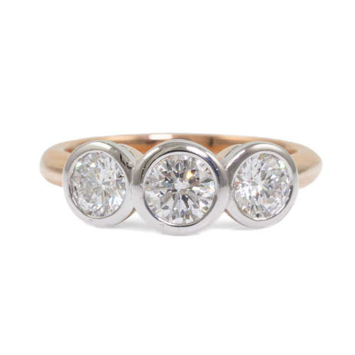 1.02ct Diamond Trilogy Ring