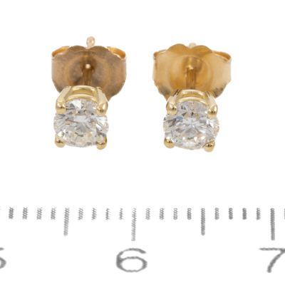 0.60ct Diamond Studs GIA D VVS1 - 2