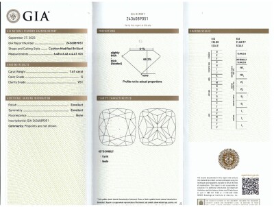 1.61ct Loose Diamond GIA G VS1 - 2