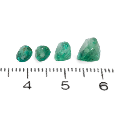 4.87ct Loose Parcel Zambian Emeralds - 3