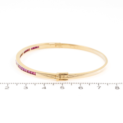 1.00ct Ruby & Diamond Bangle - 3