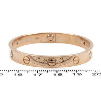 Cartier Love Bracelet with Diamonds - 3