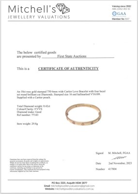 Cartier Love Bracelet with Diamonds - 4